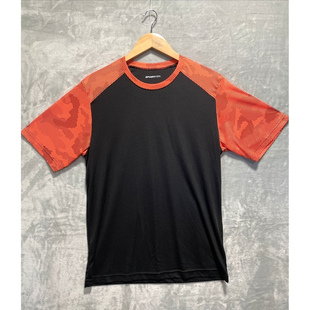 Sport-Tek Mens Dry Fit CamoHex Moisture Wicking Colorblock‎ T-Shirt M-ST371